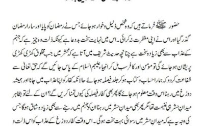 حضور ﷺ کی سخت ترین بددعا