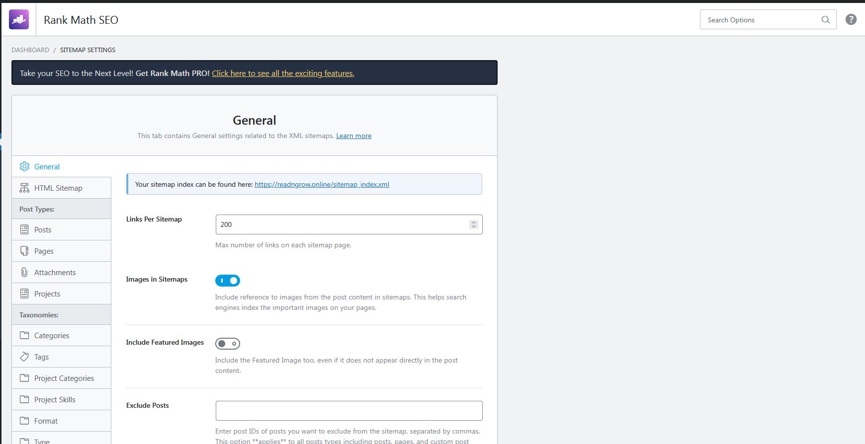 Rank Math SEO Sitemap Settings guide Rank Math SEO Sitemap Settings guide