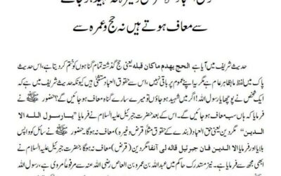 حقوق العباد مثلاََ قرض وغیرہ نہ شہید ہوجانےسے معاف ہوتے ہیں نہ حج و عمرہ سے