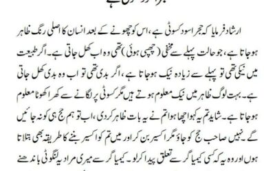 حجر اسود کسوٹی ہے