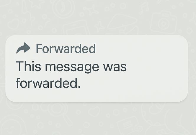 واٹس ایپ پر میسج فارورڈکرنے سے پہلے (3)۔