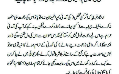 جس کی آمدنی پر اطمینان نہ ہو اور شبہ قوی ہو تو کیا کرنا چاہیے؟
