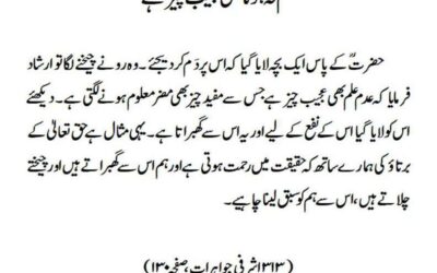 علم نہ ہونا بھی عجیب چیز ہے
